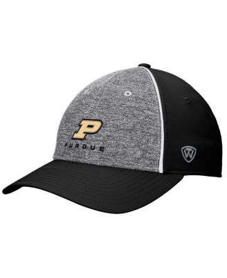 Top of the World - Men's Gray/Black Purdue Boilermakers Nimble Adjustable Hat