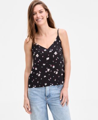 On 34th - Women's Floral V-Neck Camisole Top