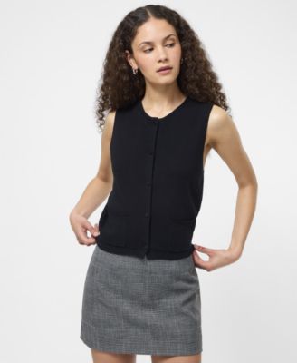 French Connection - Women's Cozysoft Sleeveless Cardigan