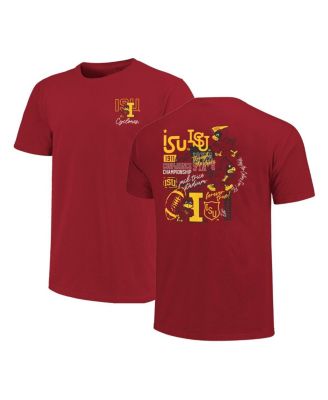 Image One - Men's Cardinal Iowa State Cyclones Through The Years 2-Hit T-Shirt